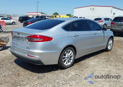 2019 Ford Fusion Hybrid Sel из США, поврежденный, VIN 3FA6P0MU1KR137282